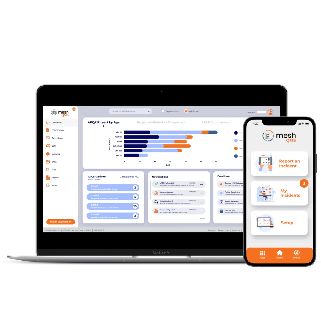 screenshot of MESH Works